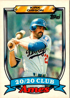 1989 Topps Ames 20/20 Club Kirk Gibson #14