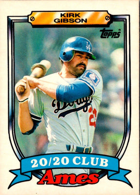 1989 Topps Ames 20/20 Club Kirk Gibson #14