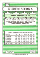 1990 Topps Ames All-Stars Ruben Sierra