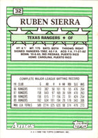 1990 Topps Ames All-Stars Ruben Sierra #32