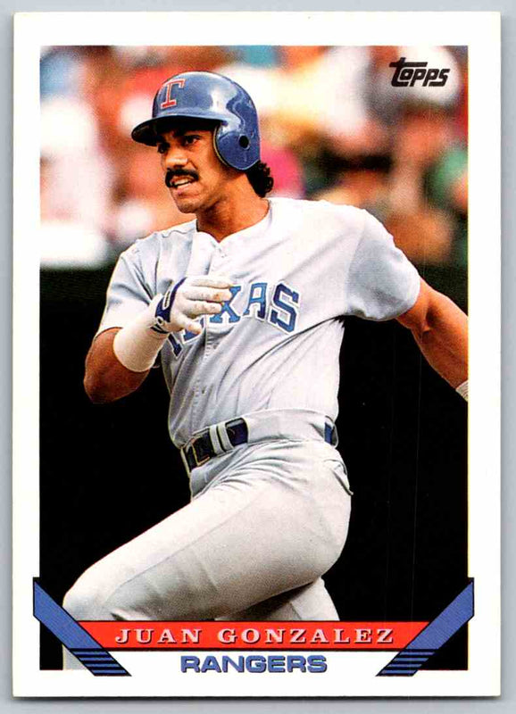 1993 Topps Juan Gonalez #34
