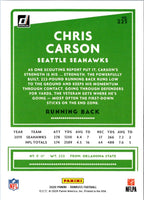 2020 Donruss Chris Carson #223