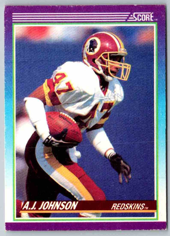 1990 Score A.J. Johnson #157