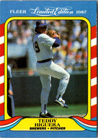 1987 Fleer Limited Edition Teddy Higuera #21