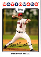 2008 Topps Shawn Hill #307