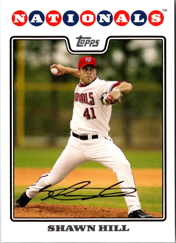 2008 Topps Shawn Hill #307