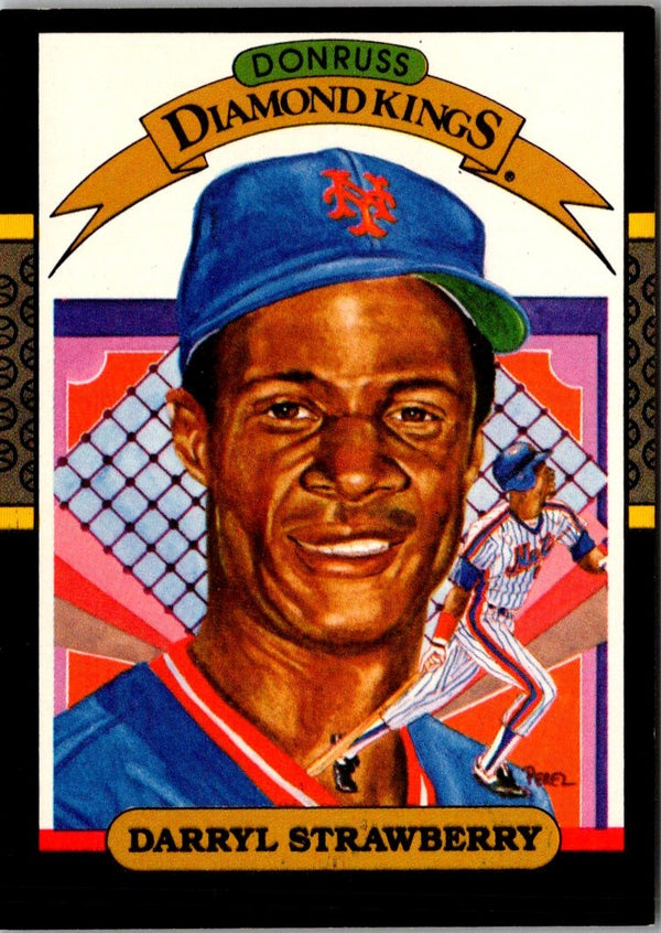 1987 Leaf Darryl Strawberry #4