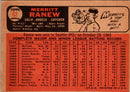 1966 Topps Merritt Ranew