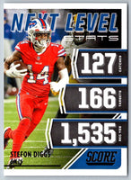 2021 Score Next Level Stats Stefon Diggs #NL12