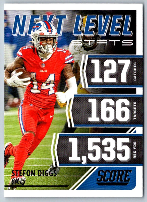 2021 Score Next Level Stats Stefon Diggs #NL12