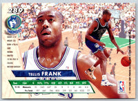1993 Ultra Tellis Frank #289