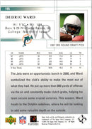 2001 Upper Deck Dedric Ward