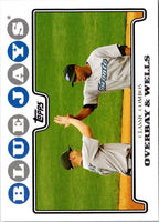 2008 Topps Lyle Overbay/Vernon Wells #602