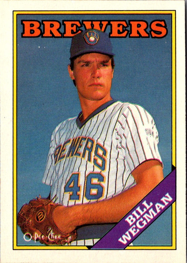 1988 O-Pee-Chee Bill Wegman #84