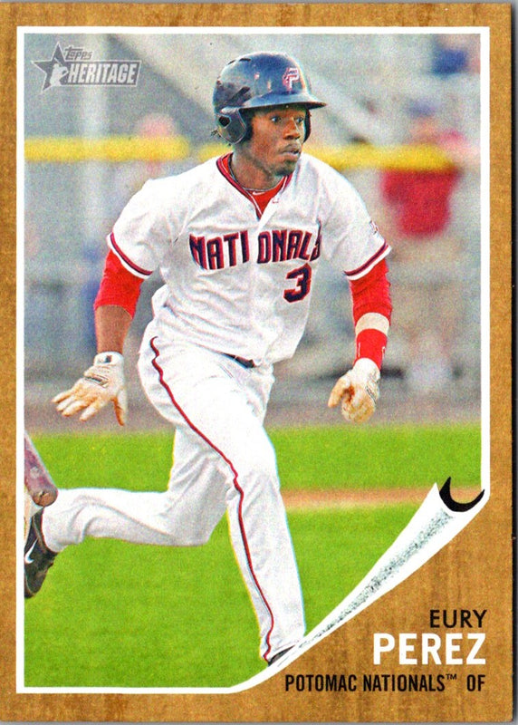 2011 Topps Heritage Minor League Eury Perez #182