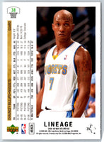 2008 Upper Deck Lineage Chauncey Billups #38