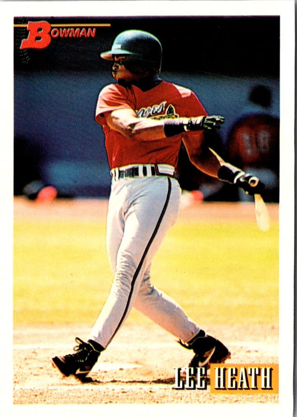 1993 Bowman Lee Heath #114 Rookie