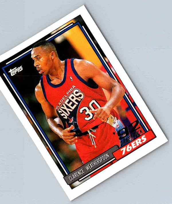1991 Topps Clarence Weatherspoon #294