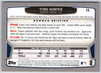 2014 Bowman Torii Hunter #15