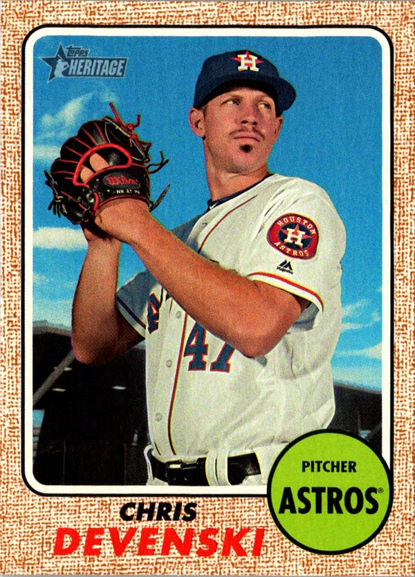 2017 Topps Heritage Chris Devenski #608