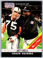 1990 Pro Set Super Bowl XXV Binder Raiders Art Shell #161