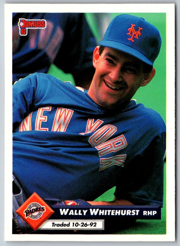 1993 Donruss Wally Whitehurst #602