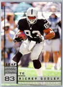 1998 Leaf Rookies And Stars Rickey Dudley