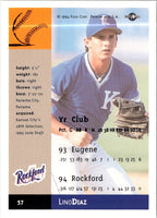 1994 Fleer Excel Lino Diaz #57