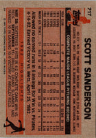 1983 Topps Scott Sanderson #717