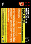 2007 Topps Updates & Highlights Randy Johnson