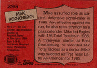 1987 Topps Mike Reichenbach #295 Rookie NM+