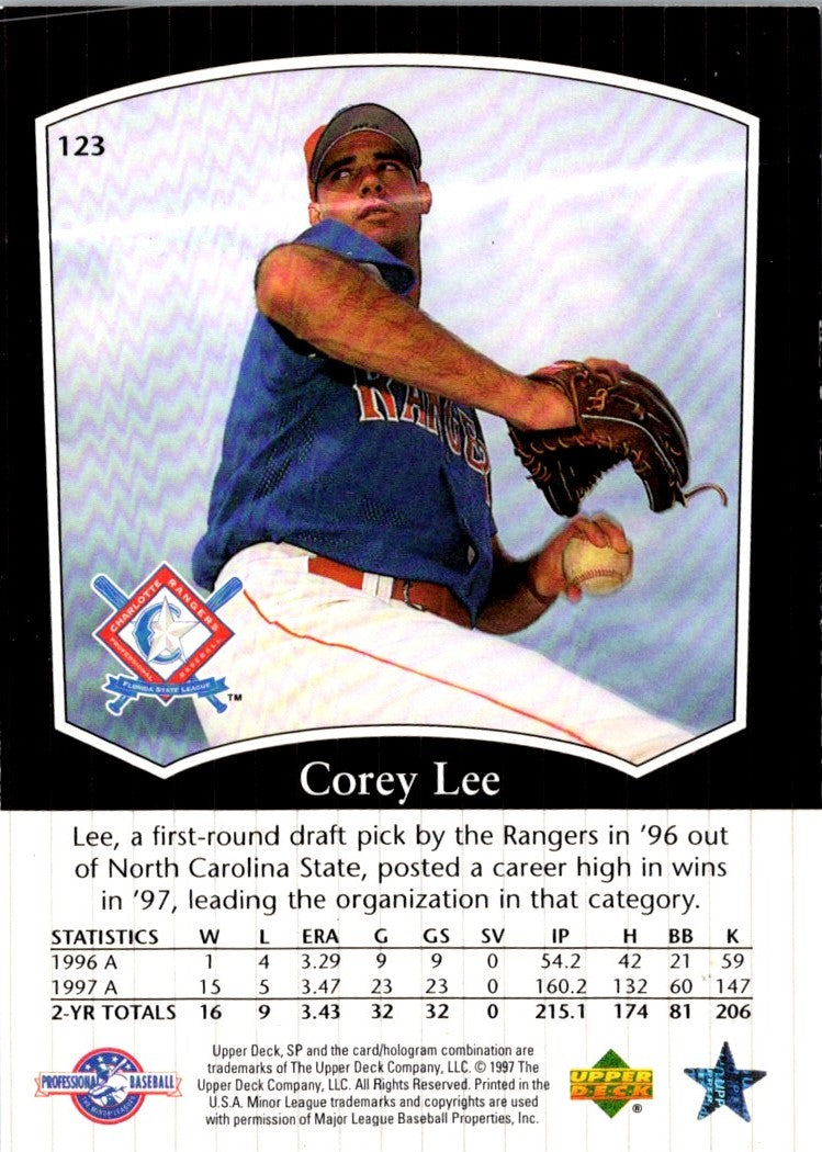 1998 SP Top Prospects Corey Lee