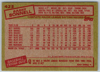 1985 Topps Barry Bonnell #423
