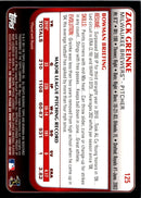 2011 Bowman Zack Greinke