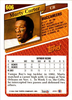 1993 Topps Gold Marty Carter #606