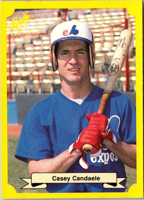 1987 Classic Update Yellow Casey Candaele #128