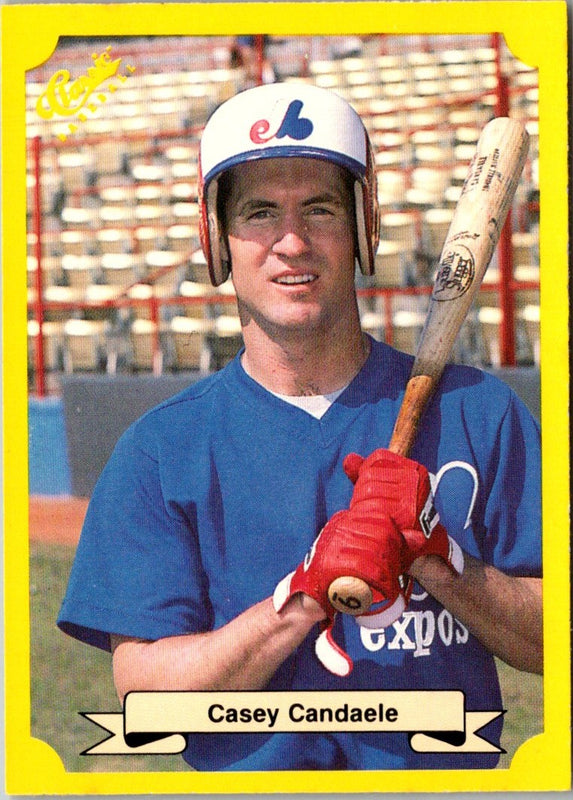1987 Classic Update Yellow Casey Candaele #128