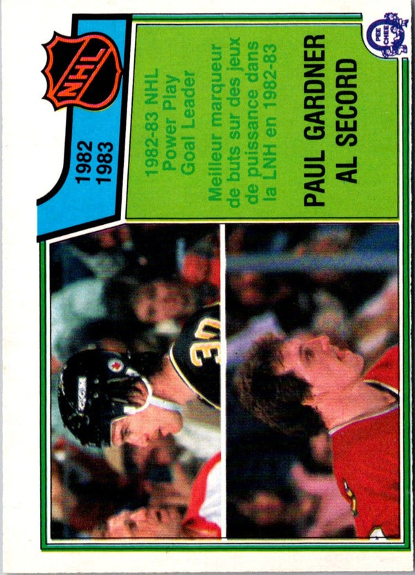 1983 O-Pee-Chee Paul Gardner/Al Secord #219