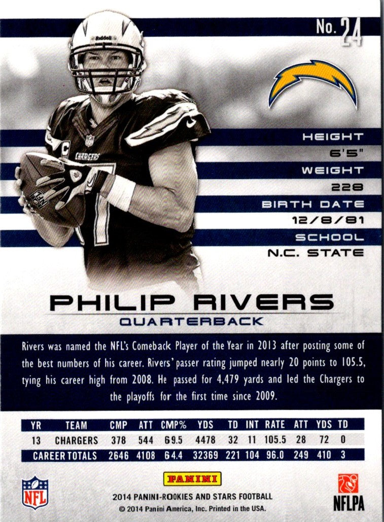 2014 Panini Rookies & Stars Philip Rivers