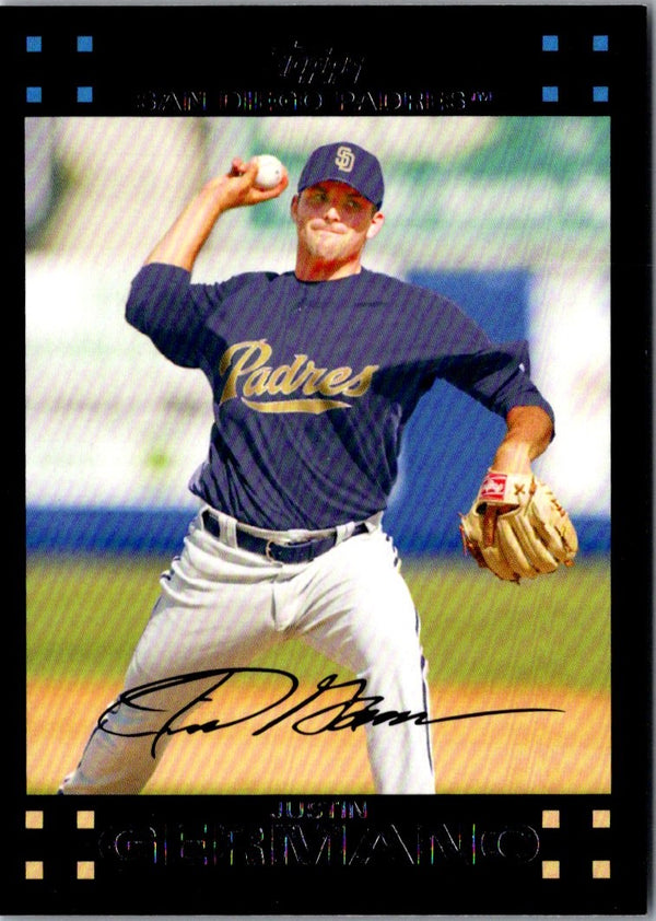 2007 Topps Updates & Highlights Justin Germano #UH36