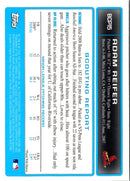 2009 Bowman Chrome Prospects Adam Reifer