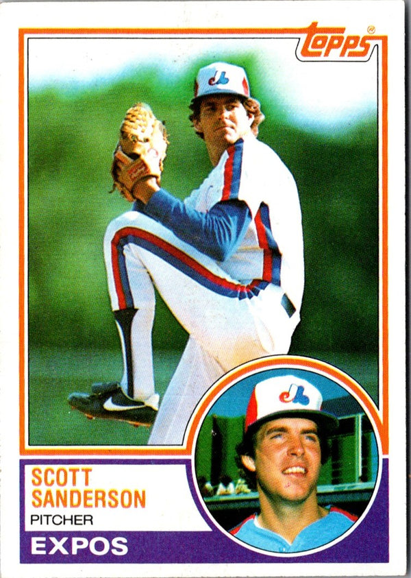 1983 Topps Scott Sanderson #717