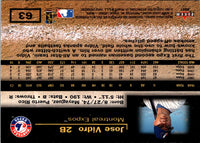 2001 Fleer Triple Crown Jose Vidro #63