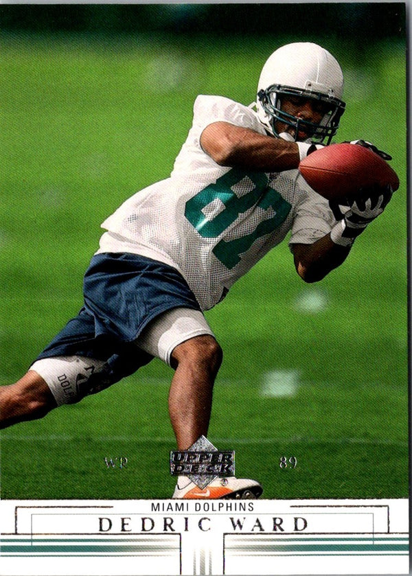 2001 Upper Deck Dedric Ward #115