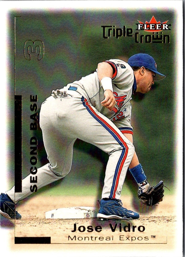 2001 Fleer Triple Crown Jose Vidro #63