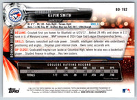 2017 Bowman Draft Kevin Smith #BD-192