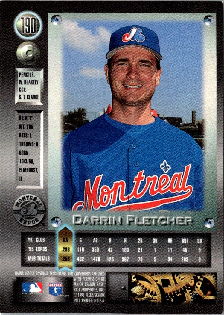 1995 Fleer Darrin Fletcher