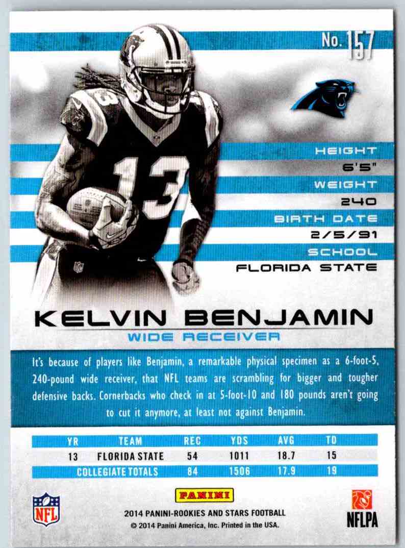 2014 Panini Rookies And Stars Kelvin Benjamin