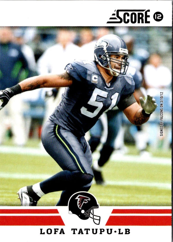 2012 Score Lofa Tatupu #204
