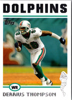 2004 Topps Derrius Thompson #196
